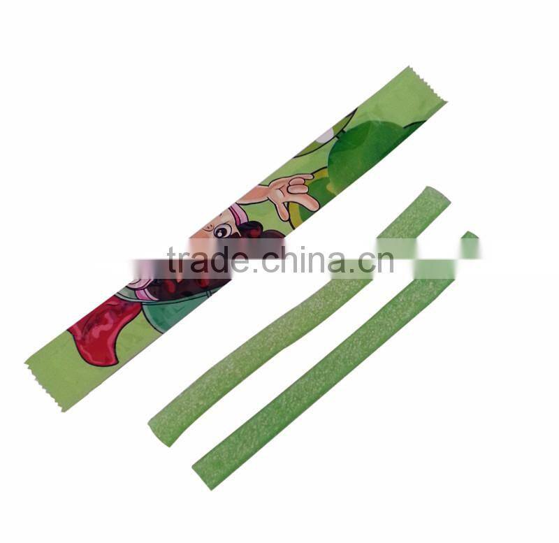 green apple flavours gelatin soft halal jelly candy