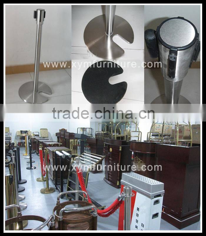 Foshan Brand Professional Crow Control Hotel Metal Queue Barrier