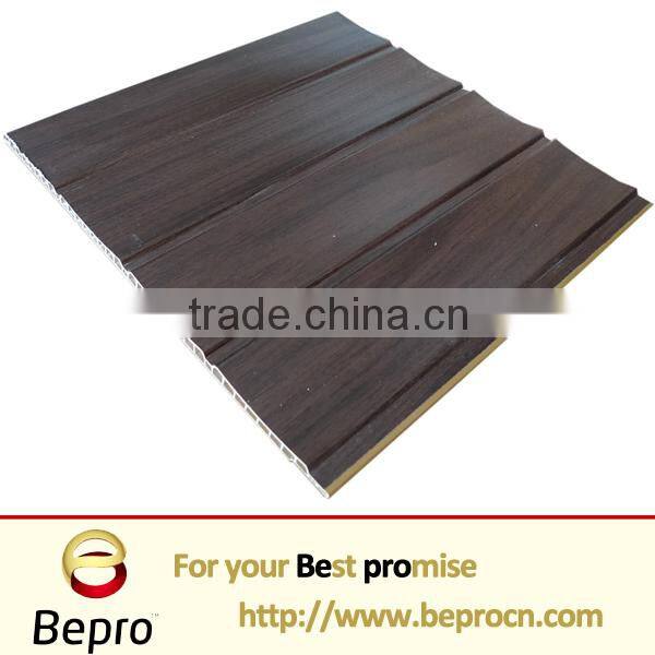 25cm middle groove Decorative PVC ceiling cladding wall panel for bathroom