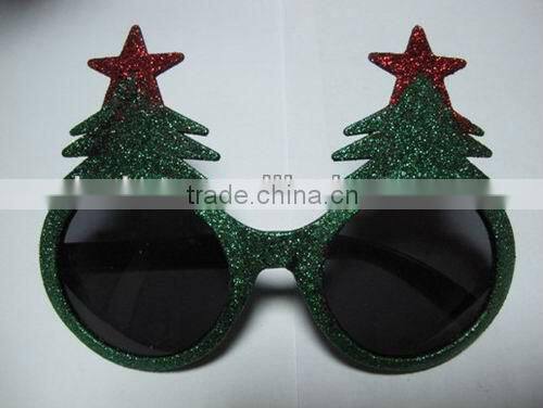 black plastic party sunglasses