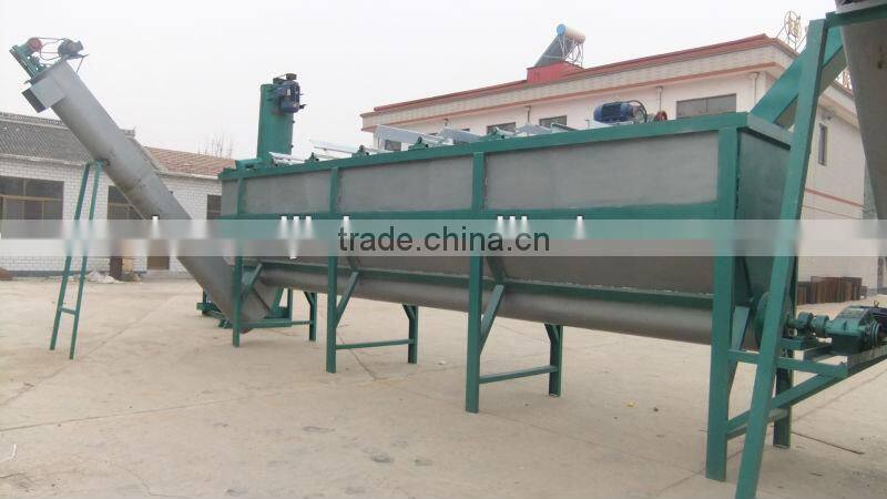plastic recycling machine washing tank