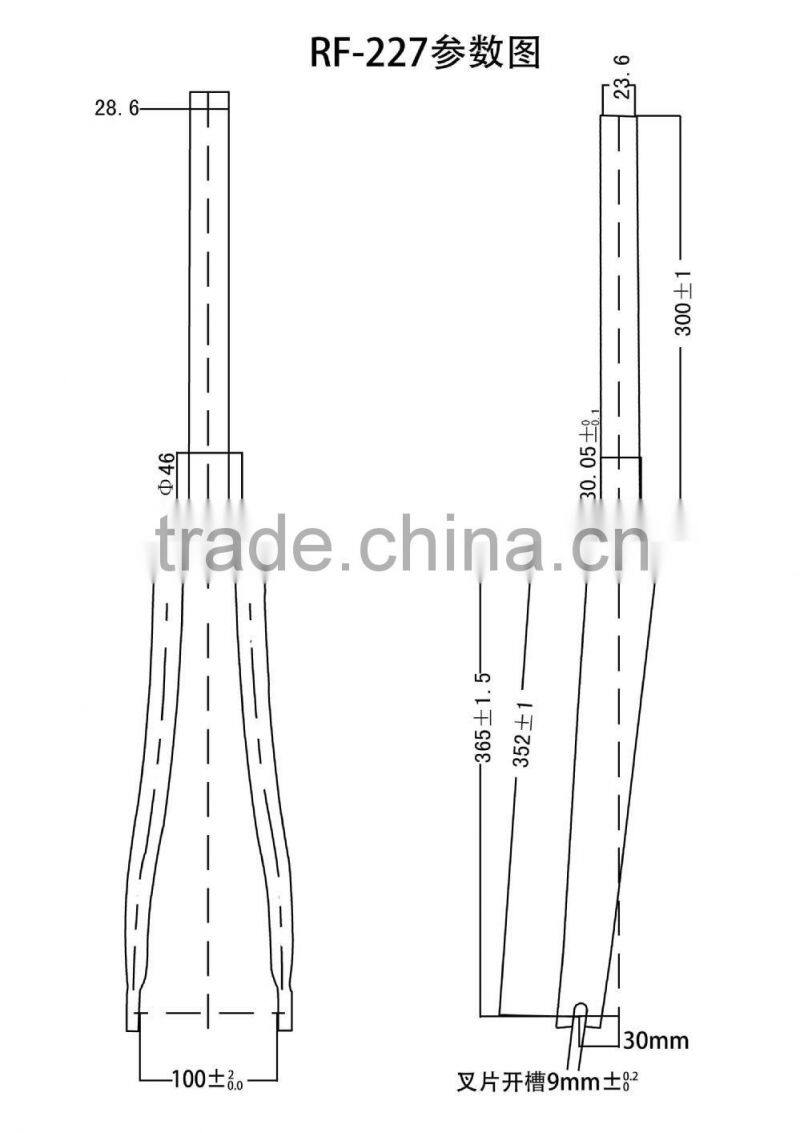 Wholesale Cheap price DIY Carbon disc brake road bicycle fork from trade assurance supplier