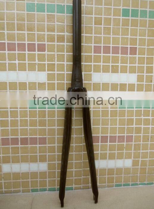 Full Carbon Fiber 700C Road Tapered Fork 12k weave