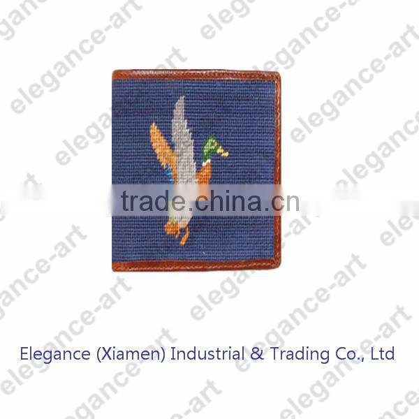 Custom handmade needlepoint wallet in China