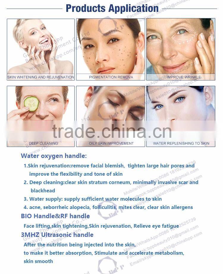 Oxygen Injection Facial Skin Rejuvenation Spray Inject Jet Peel Peeling Machine