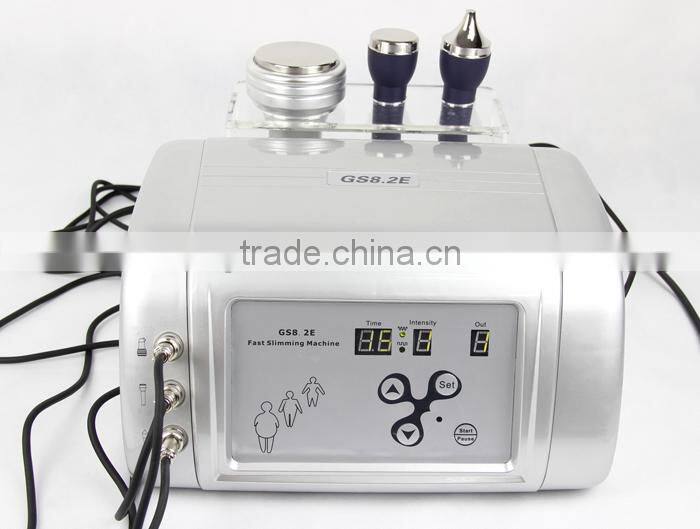 GS8.2E 1Mhz ultrasound 3Mhz ultrasound cavitation ultrasonic facial beauty machine