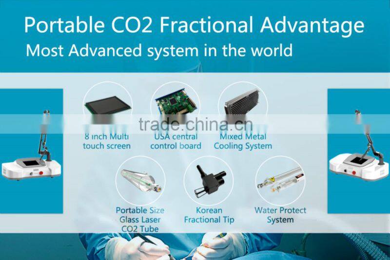 professional skin rejuvenation co2 fractional laser machine