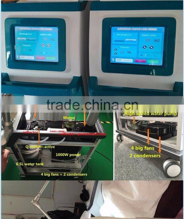 2017 Professional OPT Type Q Switch ND Yag Laser tattoo removal machine for sale