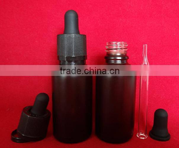 Decal Surface Handling and Dropper Sealing Type glass e liquid juice bottle