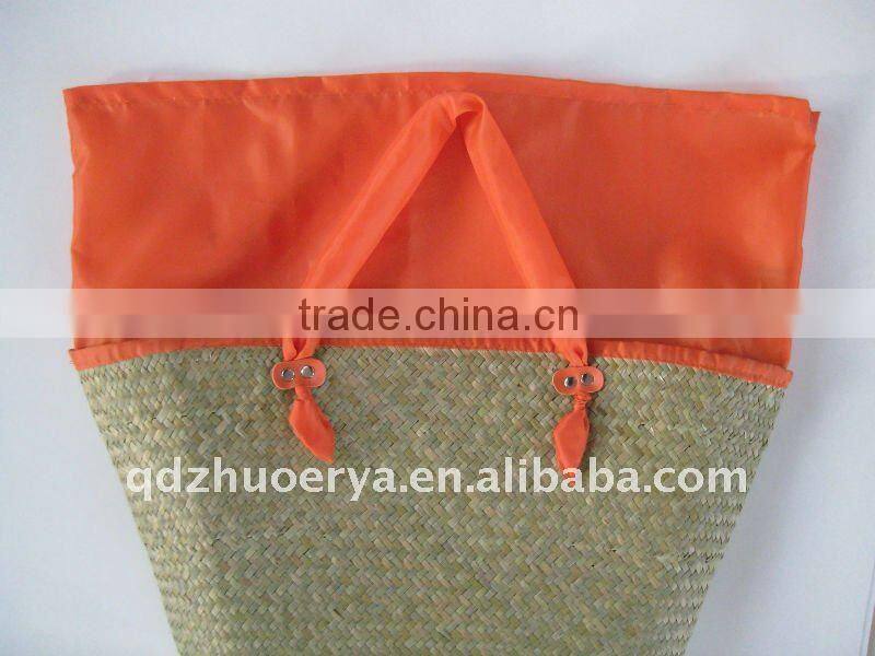hot sell seagrass straw women tote bag