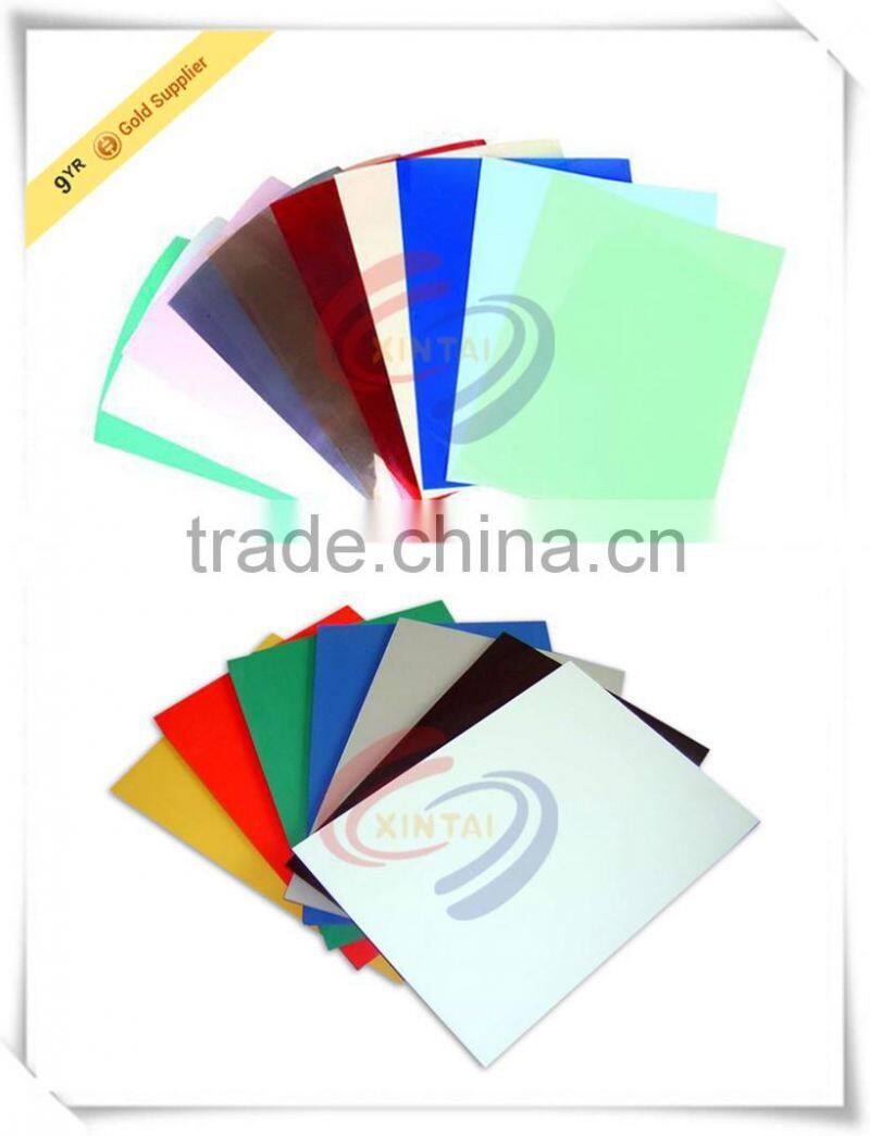 colorful plastic mat for glass
