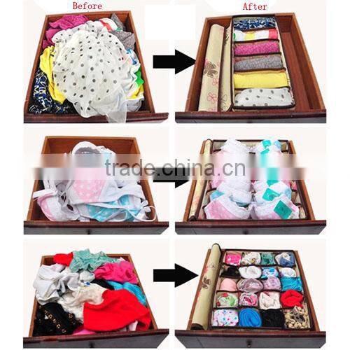 Laminated Nonwoven Floral Print Bra Organizer Set with 3 pcs (BMZ009)