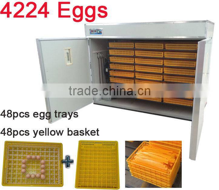 Good Quality & Price 4000 chicken egg automatic incubator with three years warranty