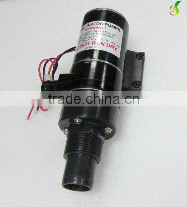 Singflo 49.2LPM good performance Macerator & Waste Pumps/marine macerator pumps