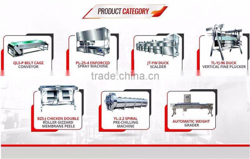 poultry processing slaughtering equipment For chicken slaughterhouse Poultry carcass Screw Pre-chiller