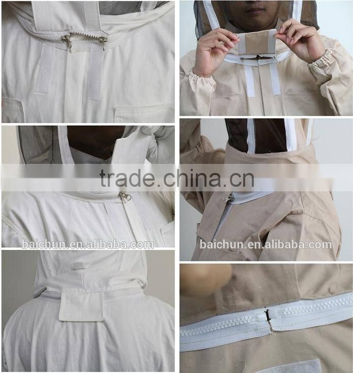 Best Cotton piece anti bee suit 100% cotton bee suit sale