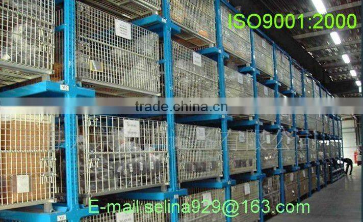 collapsible wire container