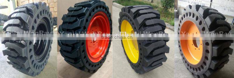 tire wheel assembly solid skid tire 10x16.5 10-16.5