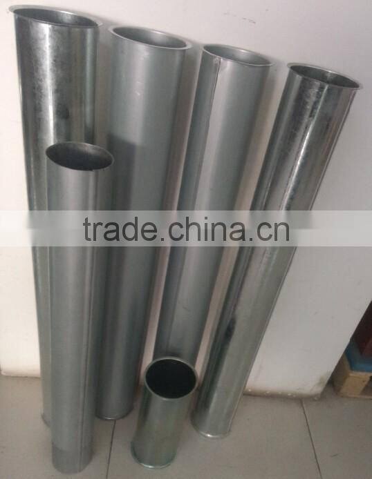 Galvanized Pipe with Lock Seam