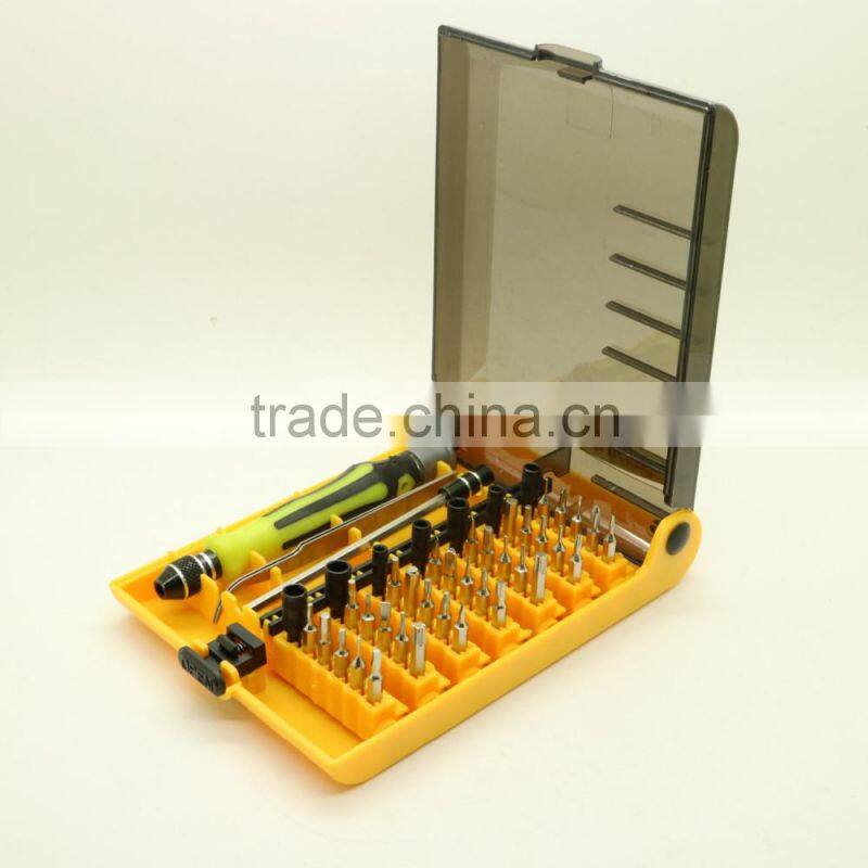 45 in 1 multi Professional Portable Opening Tool Compact Screwdriver Kit Set with Tweezers & Extension