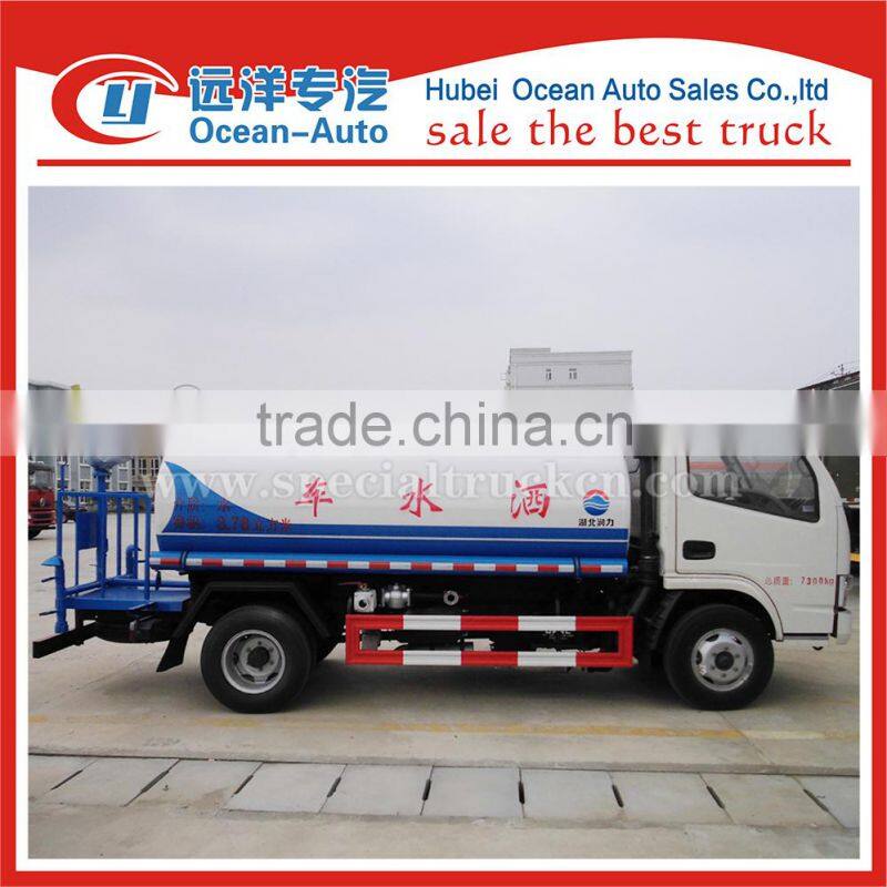 Dongfeng diesel fuel 4000liters small water delivery trucks for sale