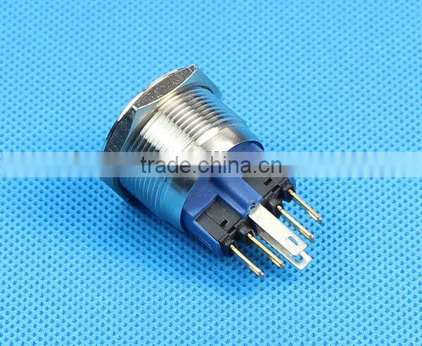 22mm waterproof push pull button switch