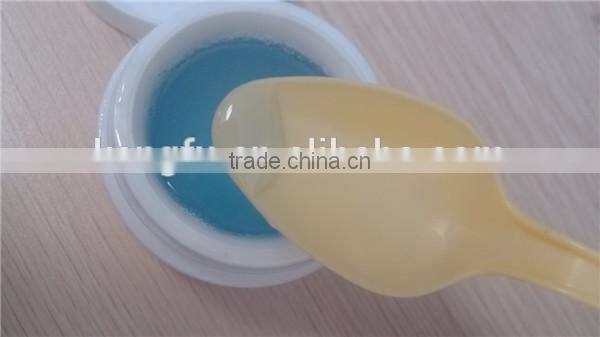 Transparent blue uv gel for nail extension