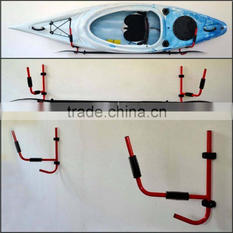 Wall Mount Surfboard Kayak Rack Canoe Folding Ladder Heavy Duty Steel 100LB