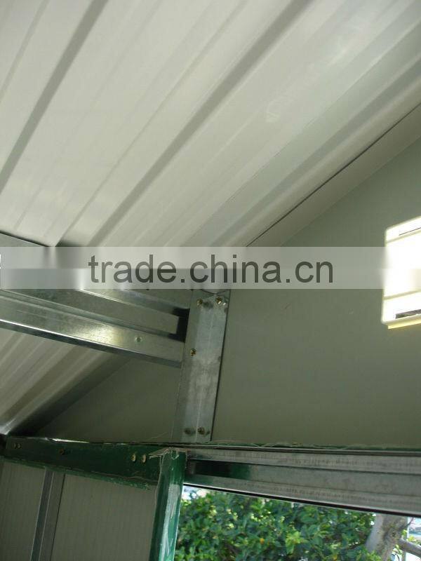 6' x 4' Double Door Pent Metal Tools Shed