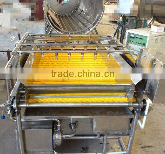 brush fruits vegetables cleaning hair removal machines