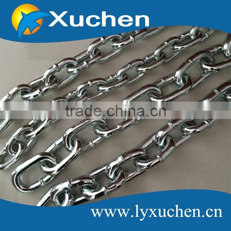 Iron Material and Welded Chain Structure DIN766 Link Chain