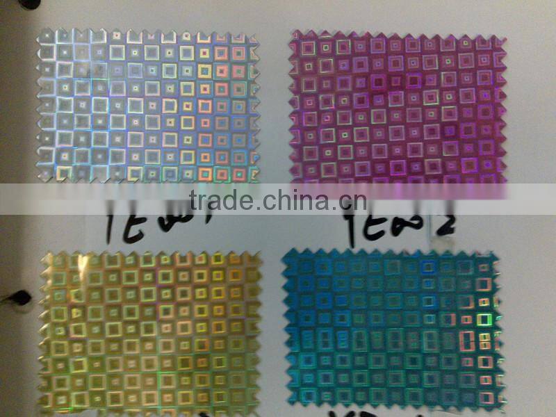 Metallized Aluminum Coloful PET film for Lamination and Printing