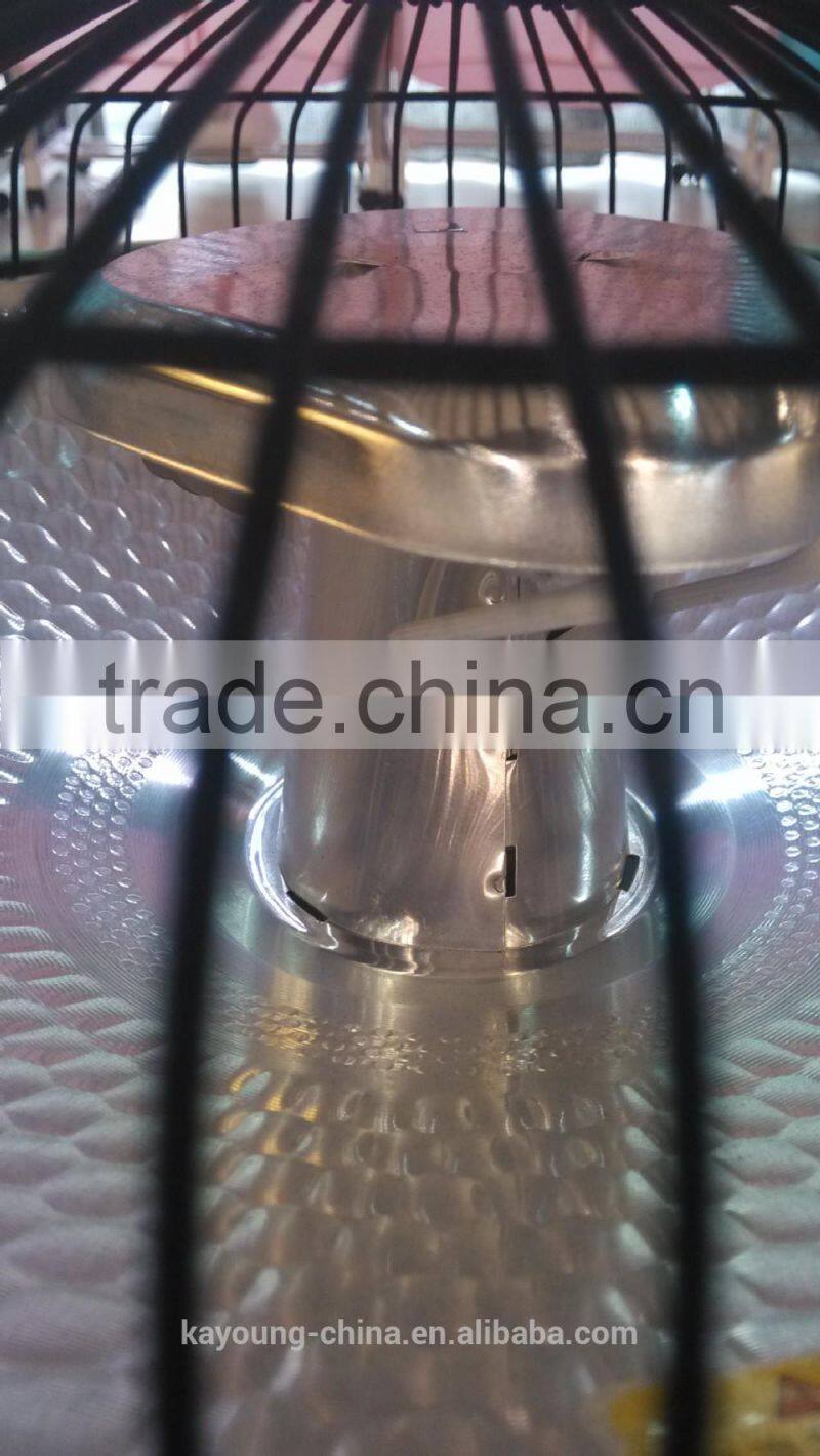 2015 new design electric heater fan with wide angle oscillation