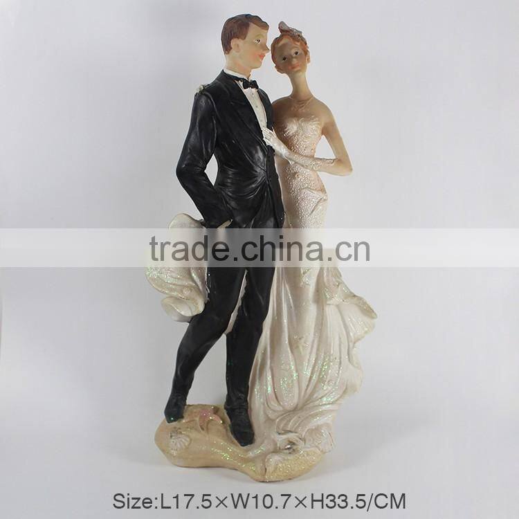 Wedding favors resin wedding occasion bride and groom figurines