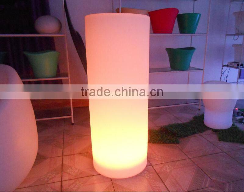 Concrete illuminated color change led columns/pillar for outdoors and gardens