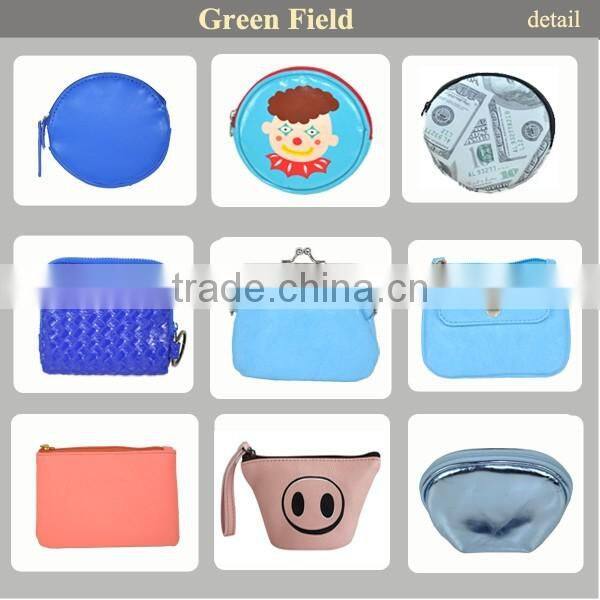 promotional pu leather coin purse lovely small fancy coin purses