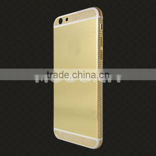 For iPhone 6s/6splus gold housing back cover replacement for iPhone6S,for iphone 6s gold housing