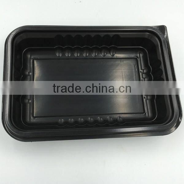 Sushi large shallow plastic tray