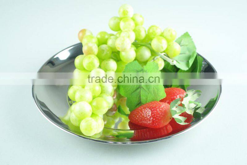 Round tray Metal food tray Stainless steel buffet trays Of various sizes