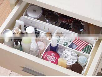 Fashion 3 Lattices Sundries Plastic Divided Storage Box/DIY Storage Box
