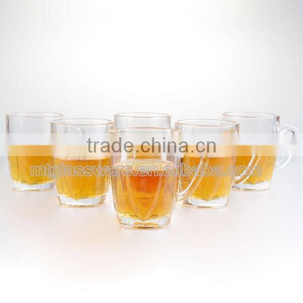 Machine Made New Glass Design Water Cup for Drinking