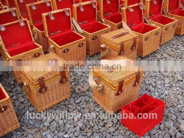 Large Wicker Garden Basket With Handle