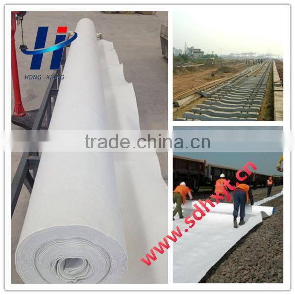 polyester short fiber needle punched non woven geotextile used in landfill