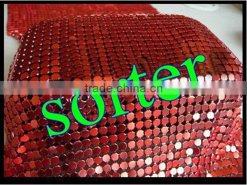 Aluminum metal mesh curtain/metallic cloth/clothing accessories material