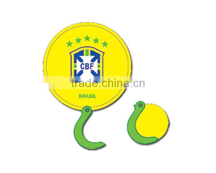Promotional cool foldable frisbee fan with OEM logo available