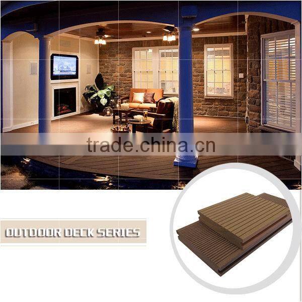 New WPC composite decking ,waterproof deck flooring, wpc floor/decking/board 140*21mm , color tiles for flooring