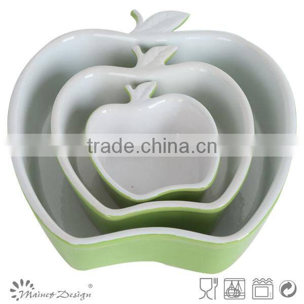 Food Grade Ceramic Microwave Safe colorful Cake Baking Pan