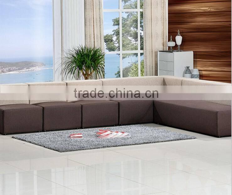 stylish modern Italian large sofa U L T large size Arabic custom made living room sofa set