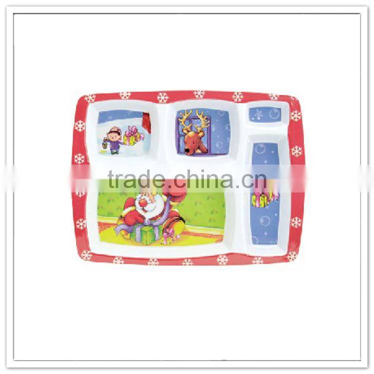 Children's hospital used food safety 5 divided hospital food plate