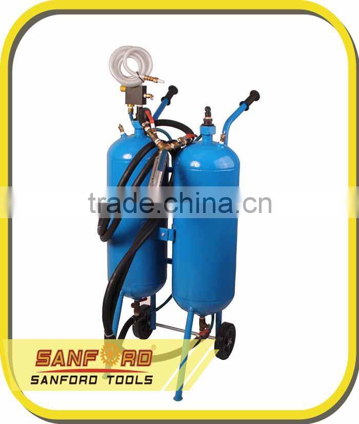 Dual Mini Sandblasting Machine For Rusty Cleaning